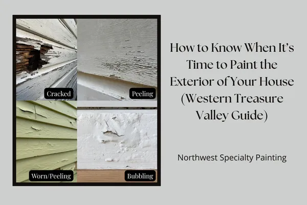 When to paint home exterior western treasure valley