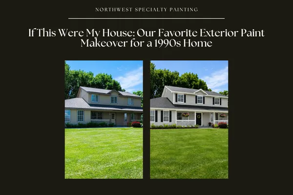 90's home makeover exterior paint