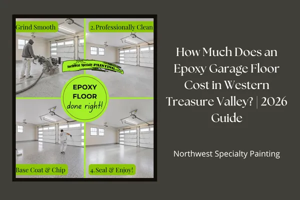 Epoxy garage floor installation process