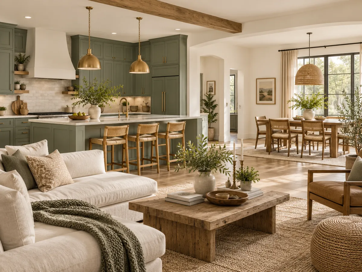 Green Kitchen Interior Design