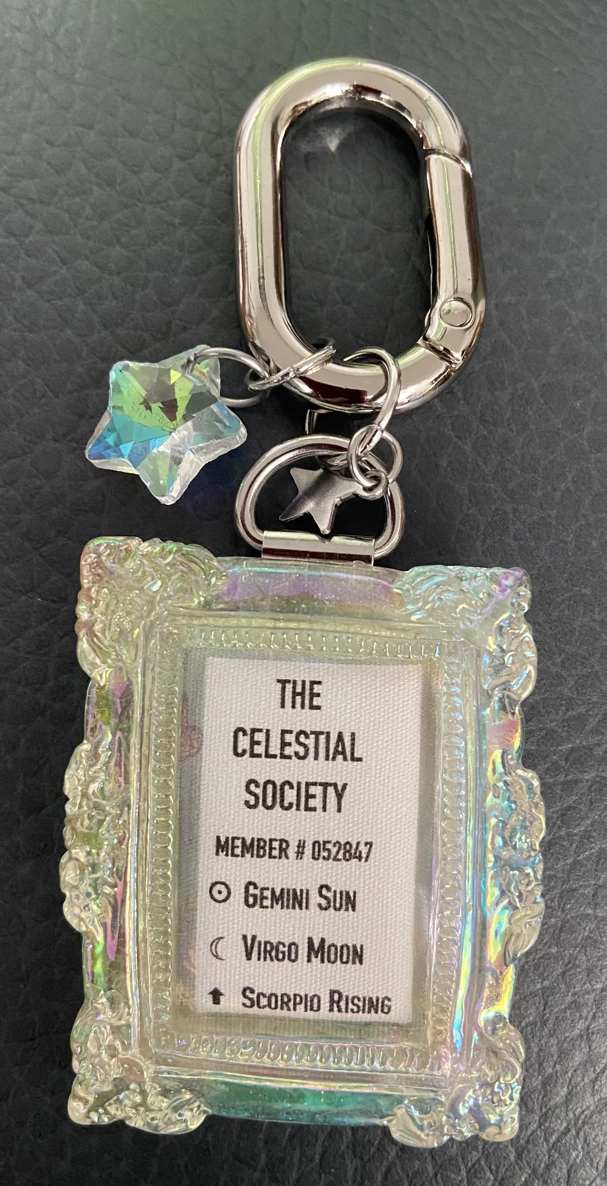 Custom Astrology Purse Charm