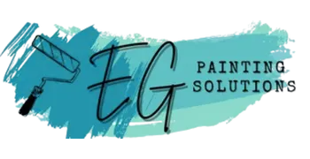 EG Painting Solutions logo on website footer