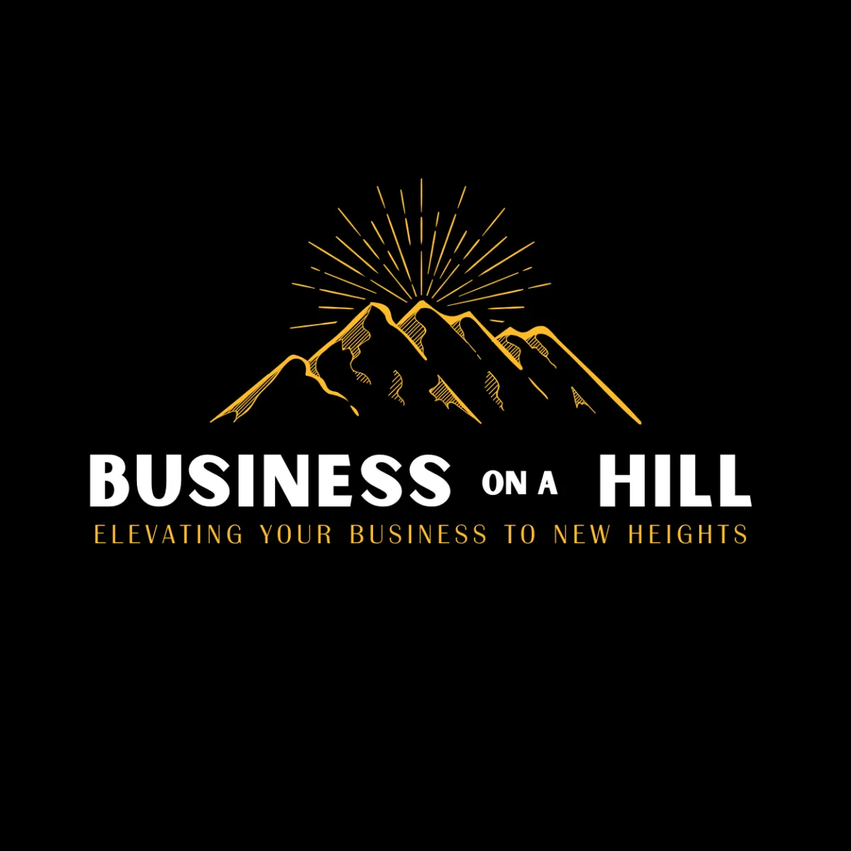 Business on a Hill Logo - Direct Mail Marketing Experts