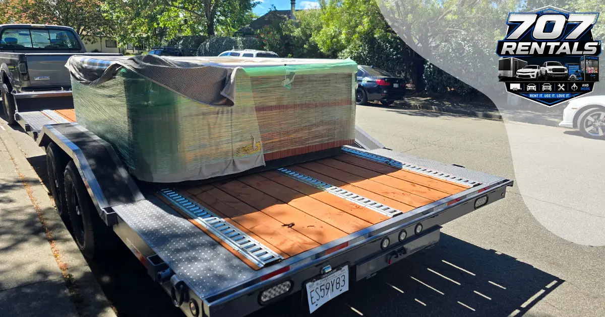 How Does the Deckover Tilt Trailer Handle Fall Equipment Moves in Petaluma, CA?