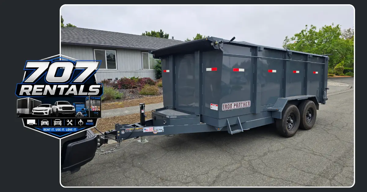 How Does the 12-Foot Dump Trailer Support Petaluma, CA Property Managers?