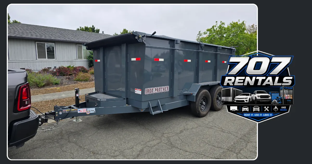 How Does the 12-Foot Dump Trailer Support Petaluma, CA Estate Cleanout Season?