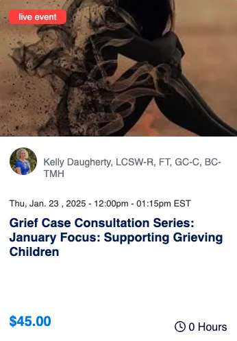 grief consultation series