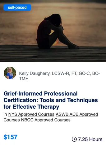 grief informed certification self paced course