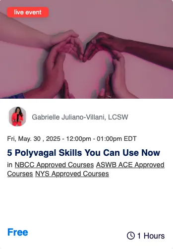 free course: 5 polyvagal skills - 5/30/25