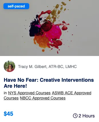 creative interventions self study course