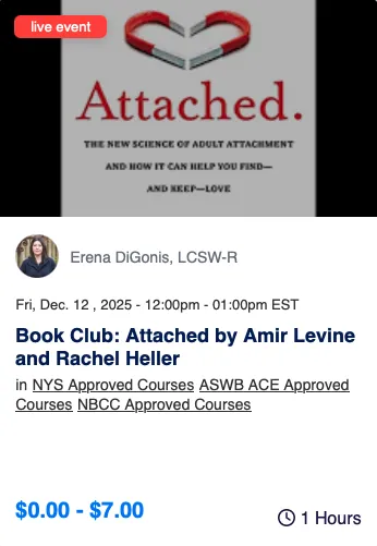 attached book club live course
