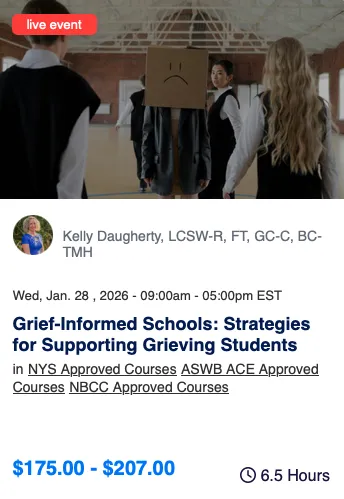 grief informed schools live course