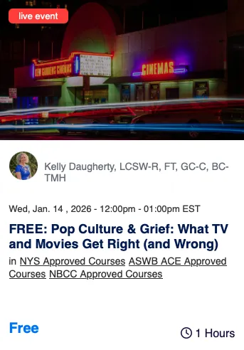 free course: pop culture and grief