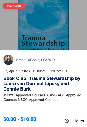 free book club: trauma stewardship