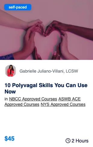 self paced course: polyvagal skills you can use now