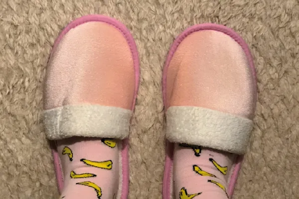 Pink slippers