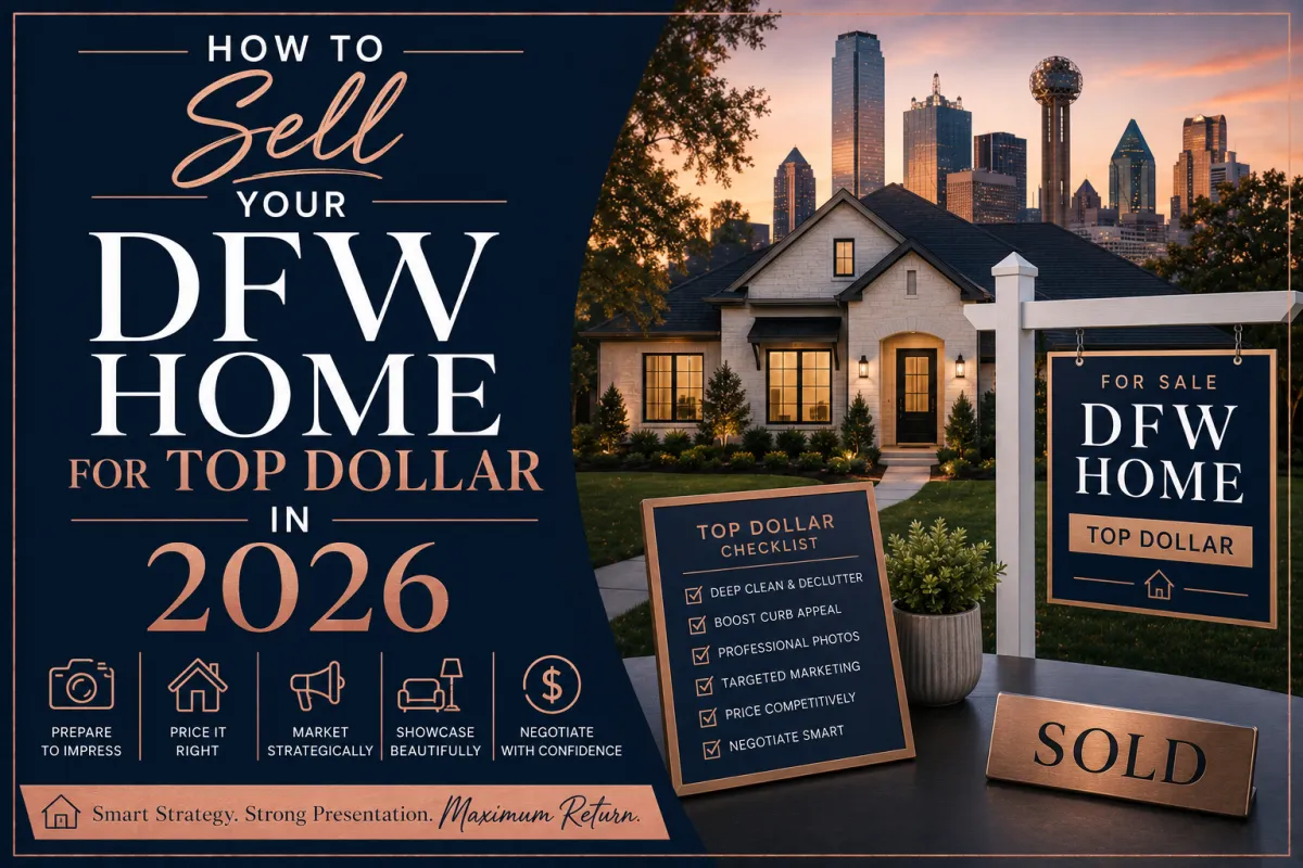 How to Sell Your DFW Home for Top Dollar in 2026