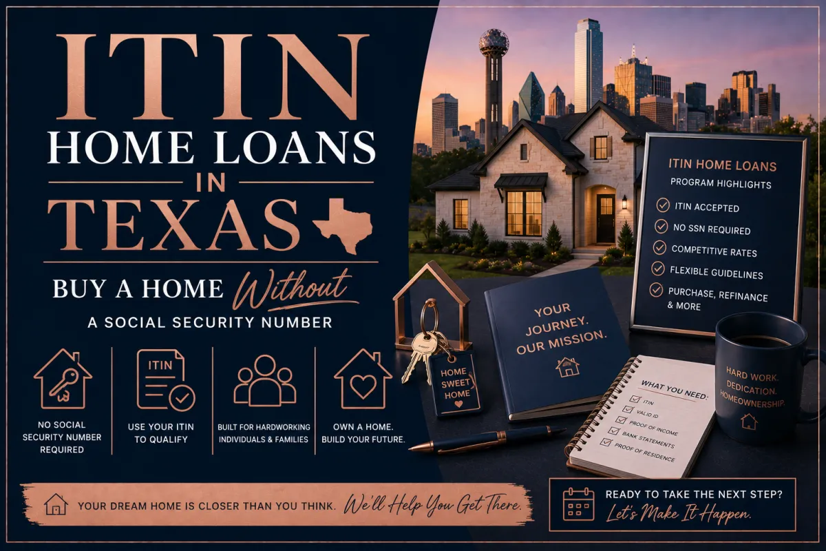 ITIN Home Loans in Texas: Buy a Home Without a Social Security Number