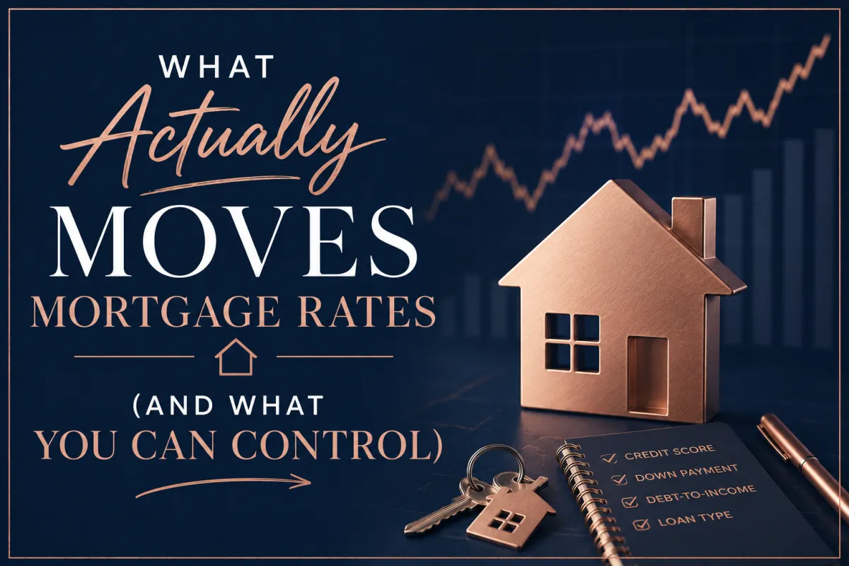 What Actually Moves Mortgage Rates (And What You Can Control)