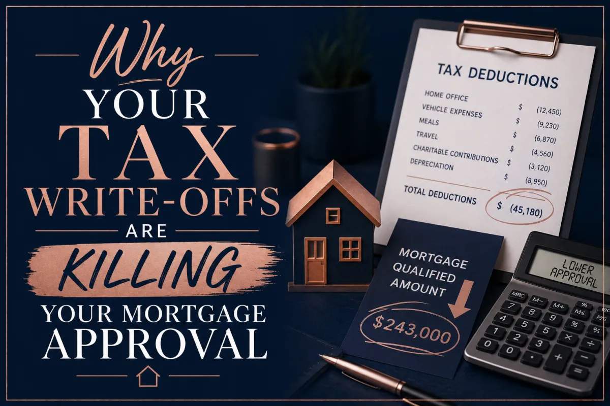 Why Your Tax Write-Offs Are Killing Your Mortgage Approval