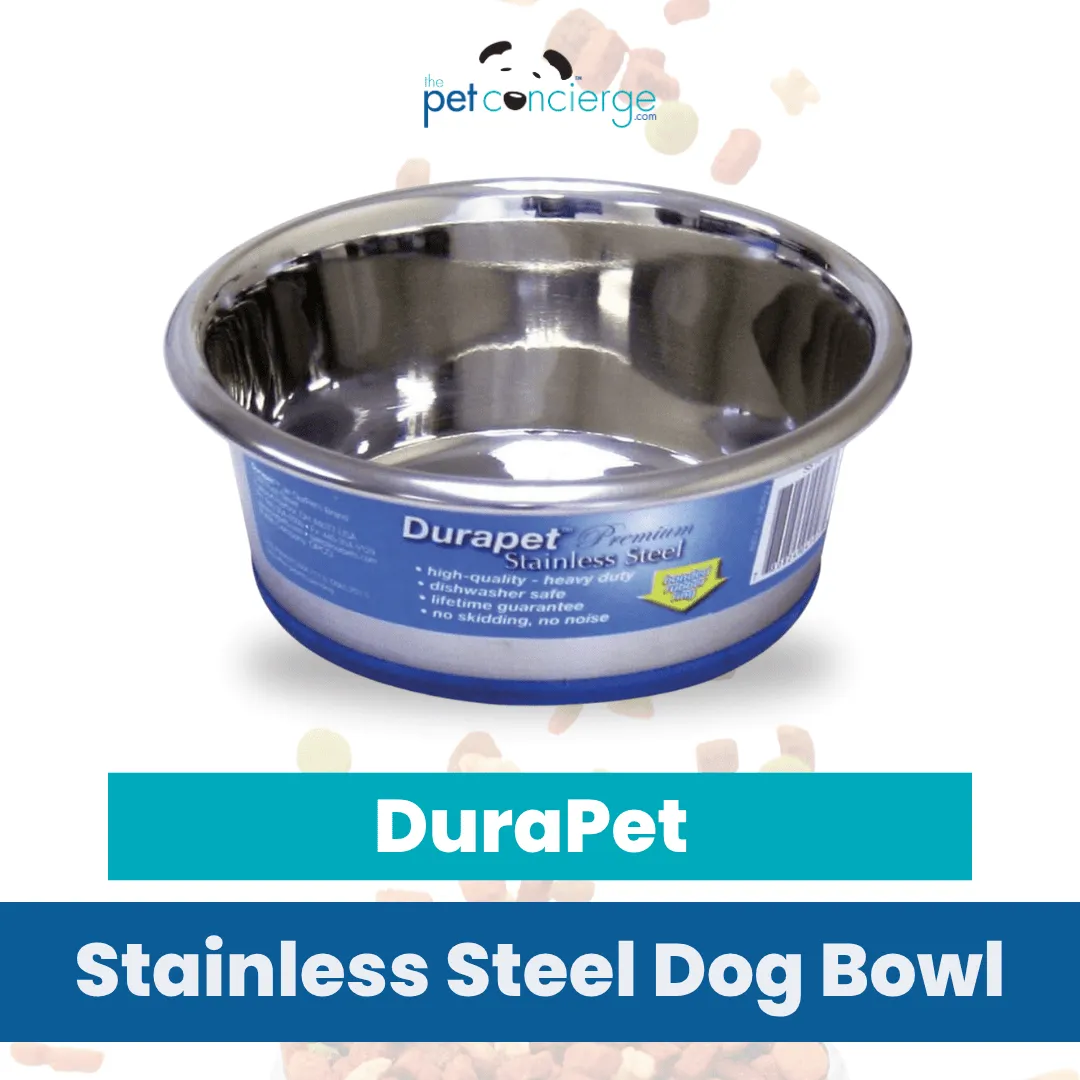 DuraPet Stainless Steel Dog Bowl
