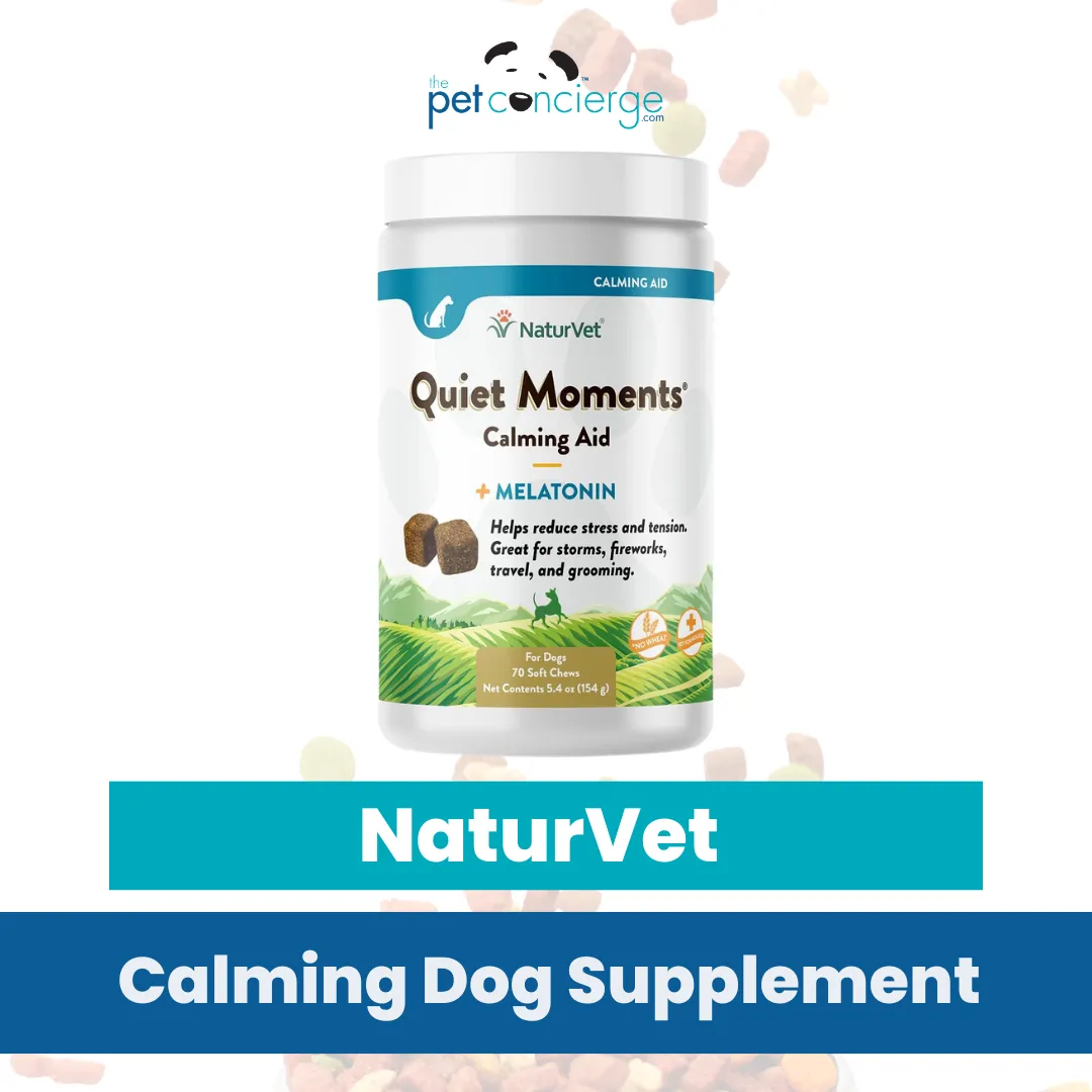 NaturVet Calming Aid Dog Supplement 