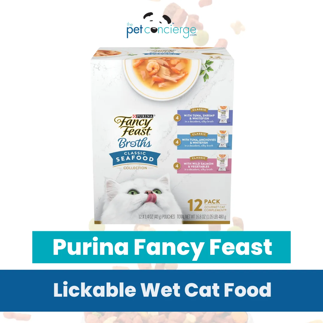 Purina Fancy Feast Lickable Wet Cat Food Broth
