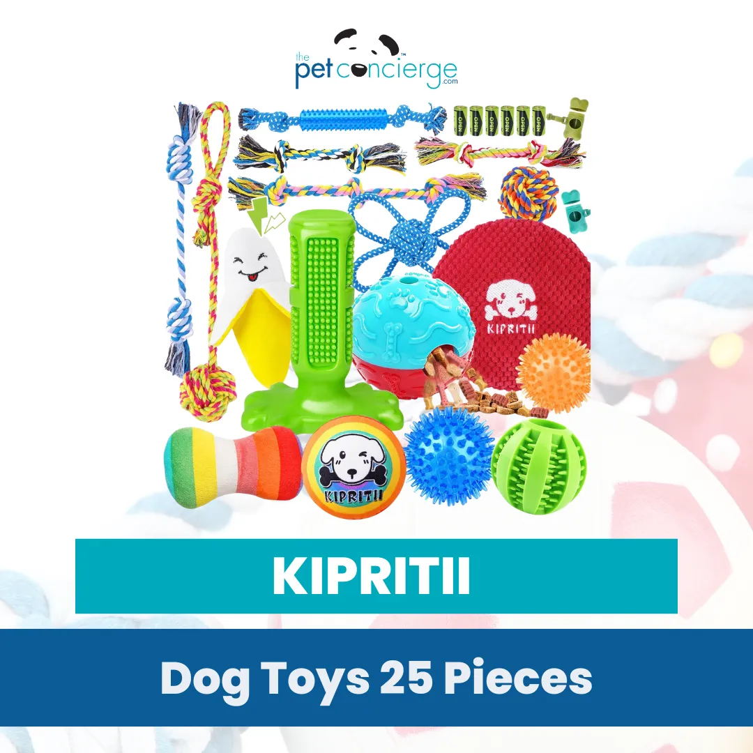 KIPRITII Dog Toys 25 Pieces
