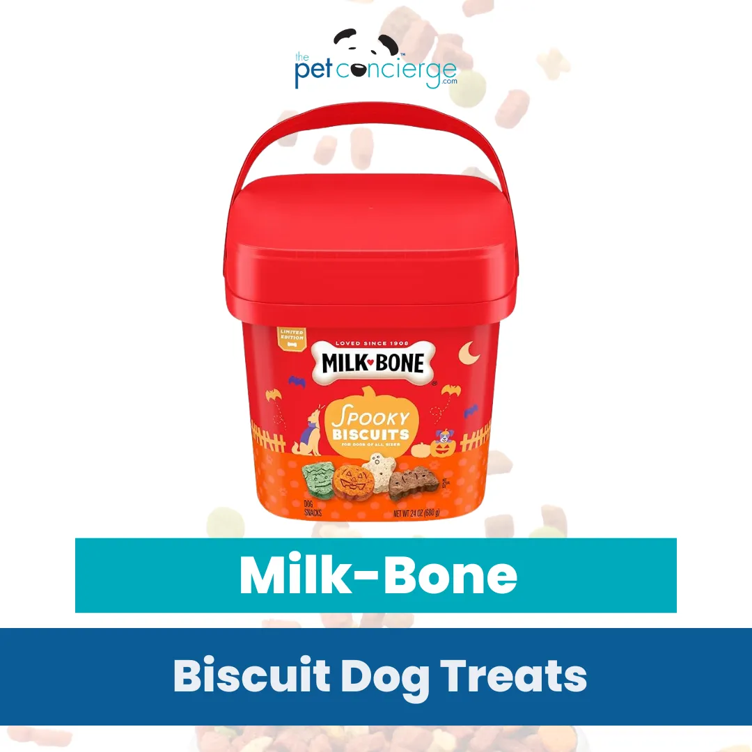 Milk-Bone Limited Edition Halloween Spooky Biscuit Dog Treats, 24 Ounce Pail