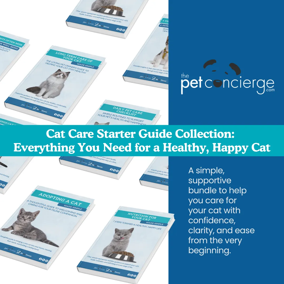 Cat Care Starter Guide Collection: Everything You Need for a Healthy, Happy Cat