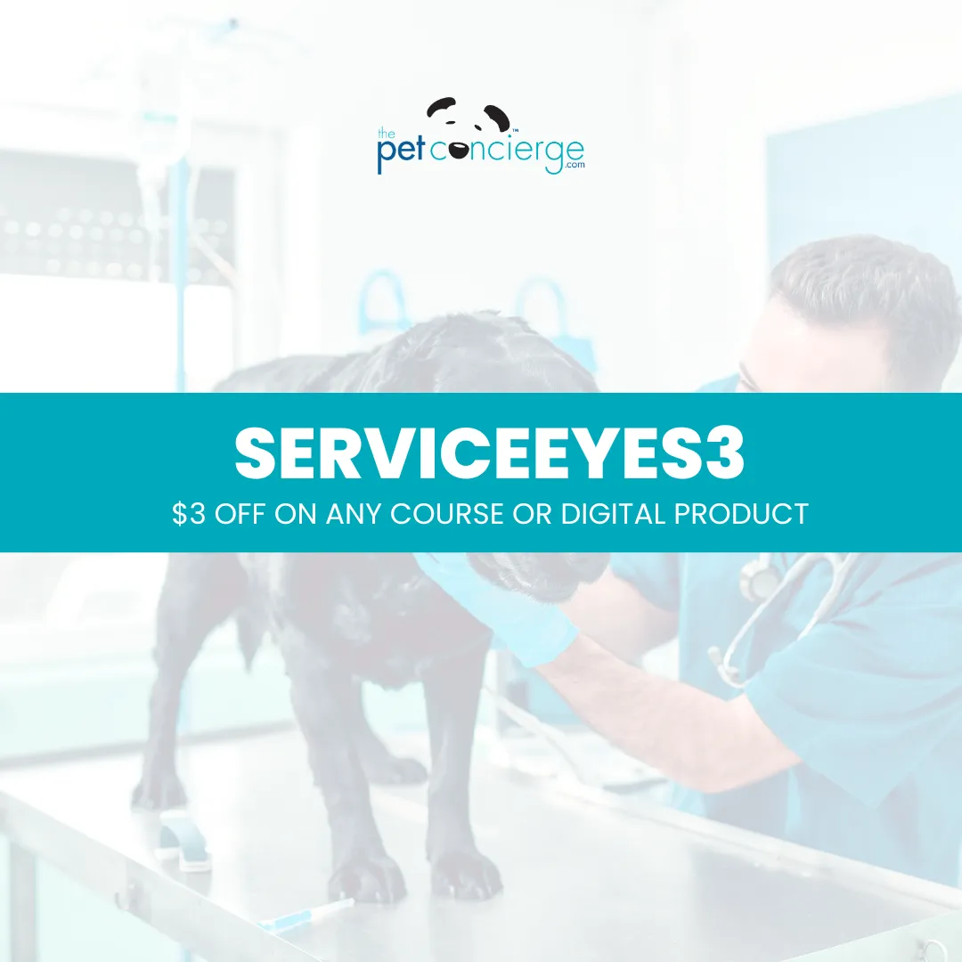 National Service Dog Eye Examination Month