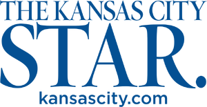 The signature blue Kansas City Star logo, highlighting local endorsement of the Kansas City Ghost and Gangster Tour, offering an authentic dive into the city's spectral stories and infamous underworld.