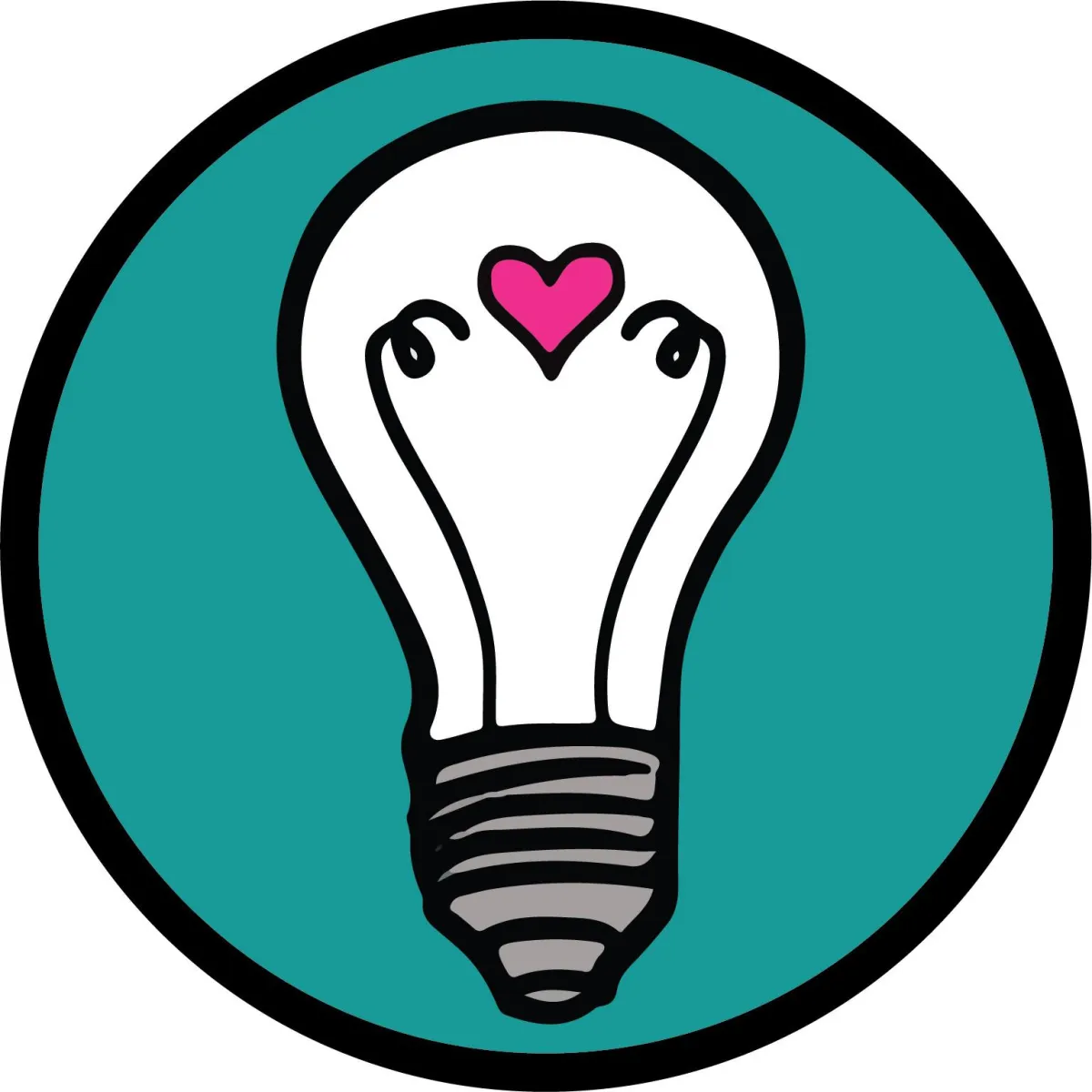 Illustration of a lightbulb in a raised hand, representing new ideas, innovation, and business growth