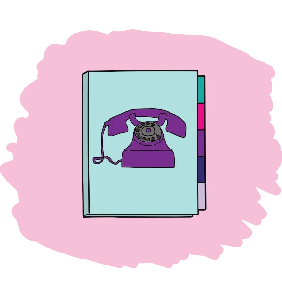 Illustration of a smartphone with a notification, symbolizing online connections and networking opportunities.