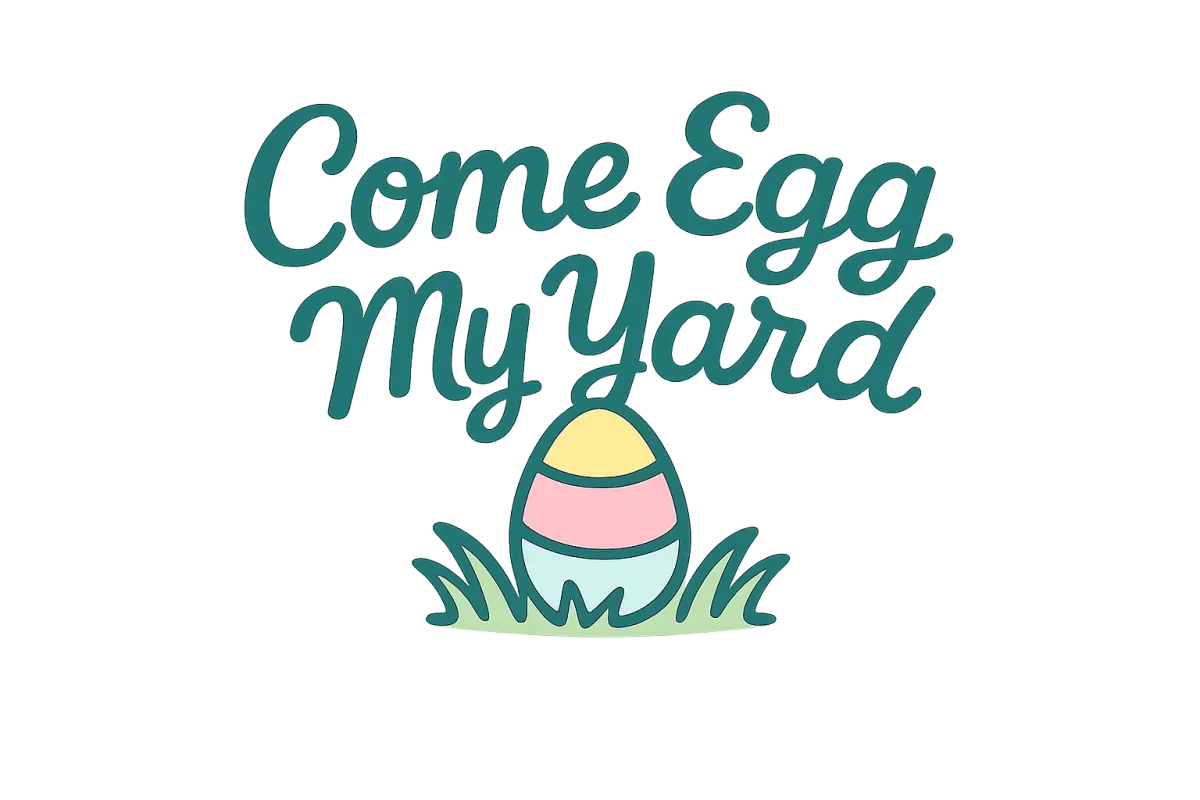 Come Egg My Yard Logo