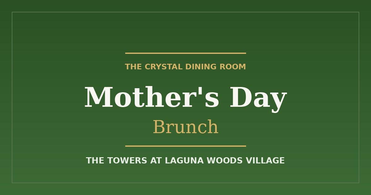 Mother's Day Brunch at The Towers