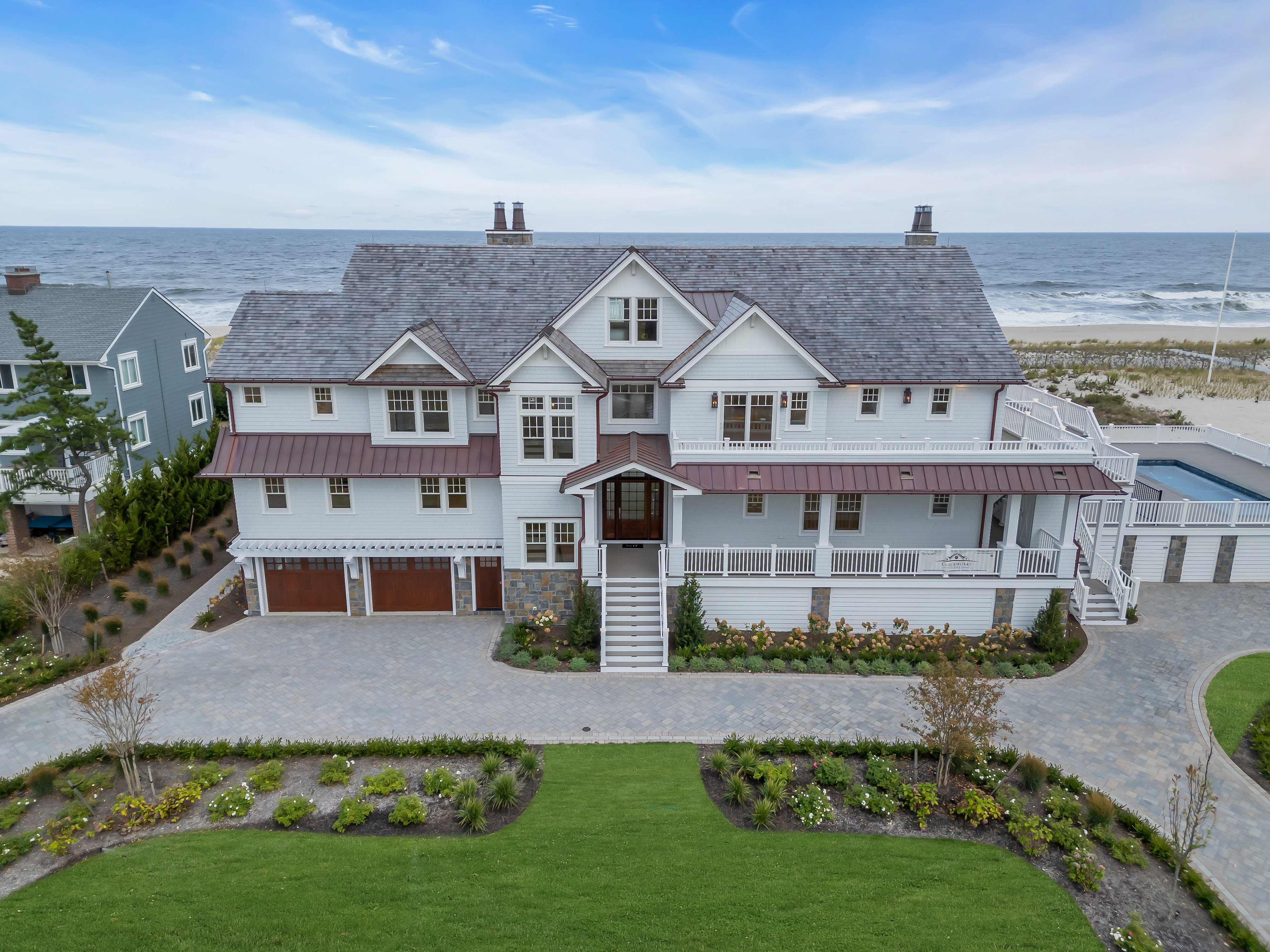Oceanfront residence at 1581 Ocean Avenue in Mantoloking