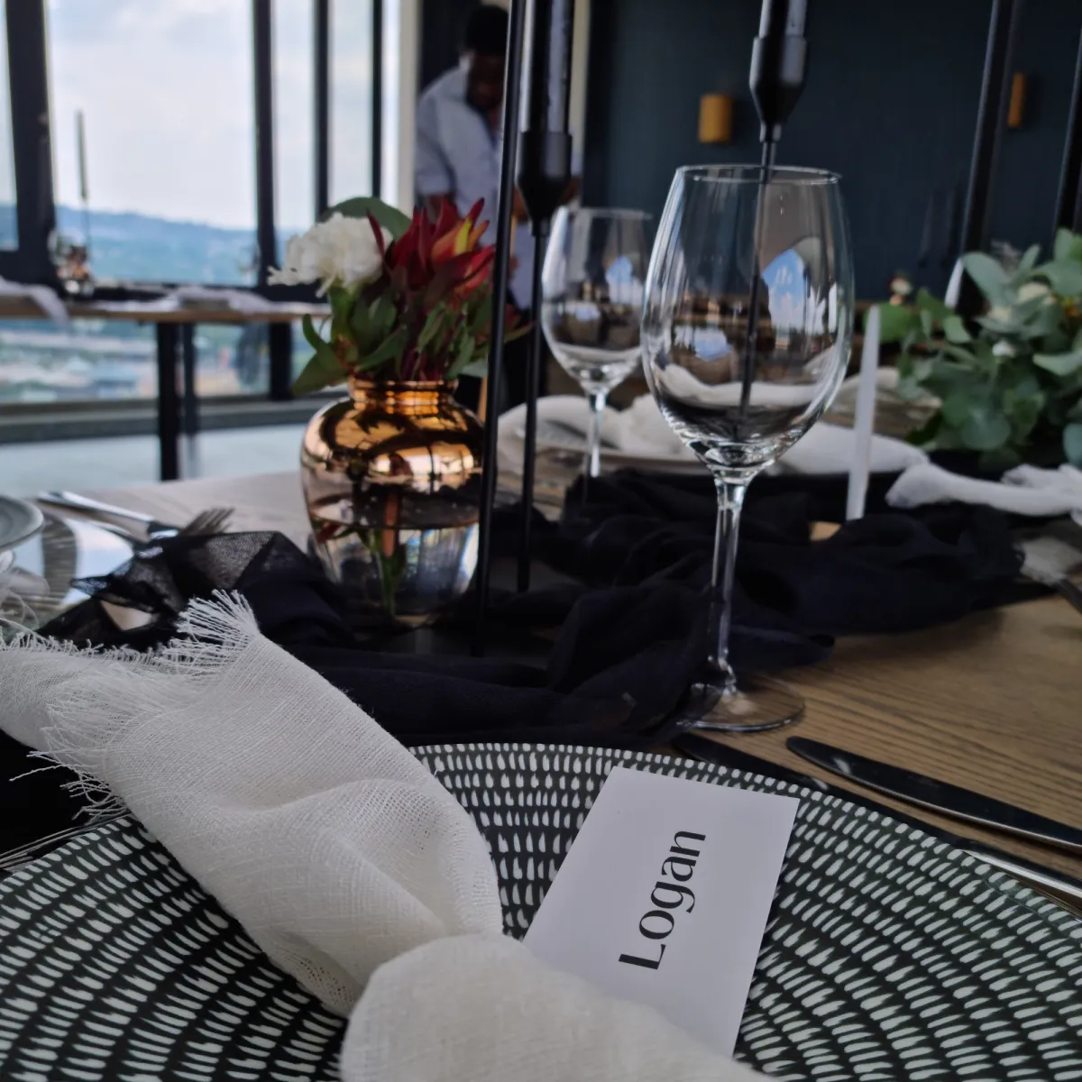 Fully customized event styling and floral arrangements