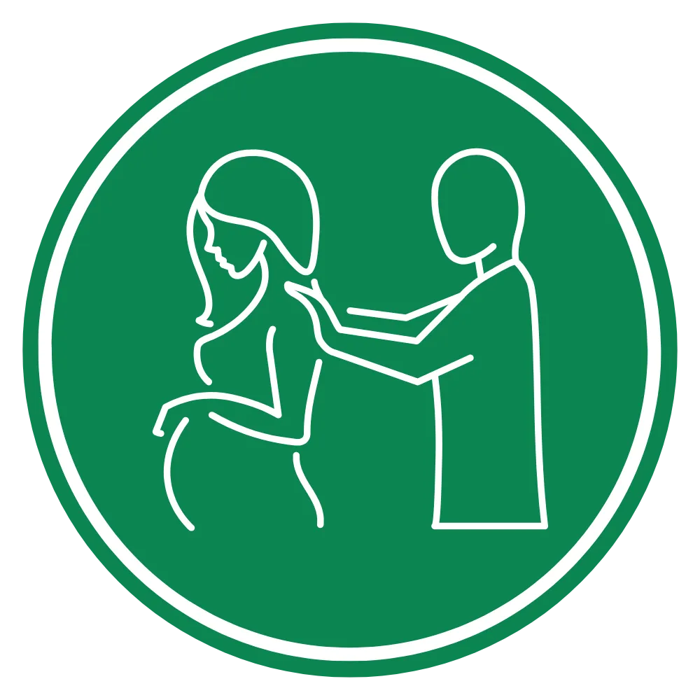 Prenatal Massage Icon Button