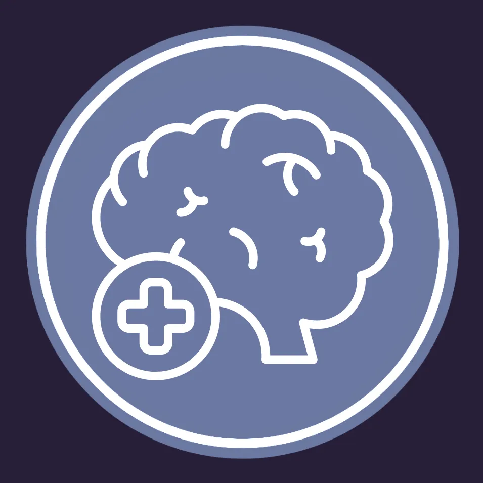 Mental Health Icon Button