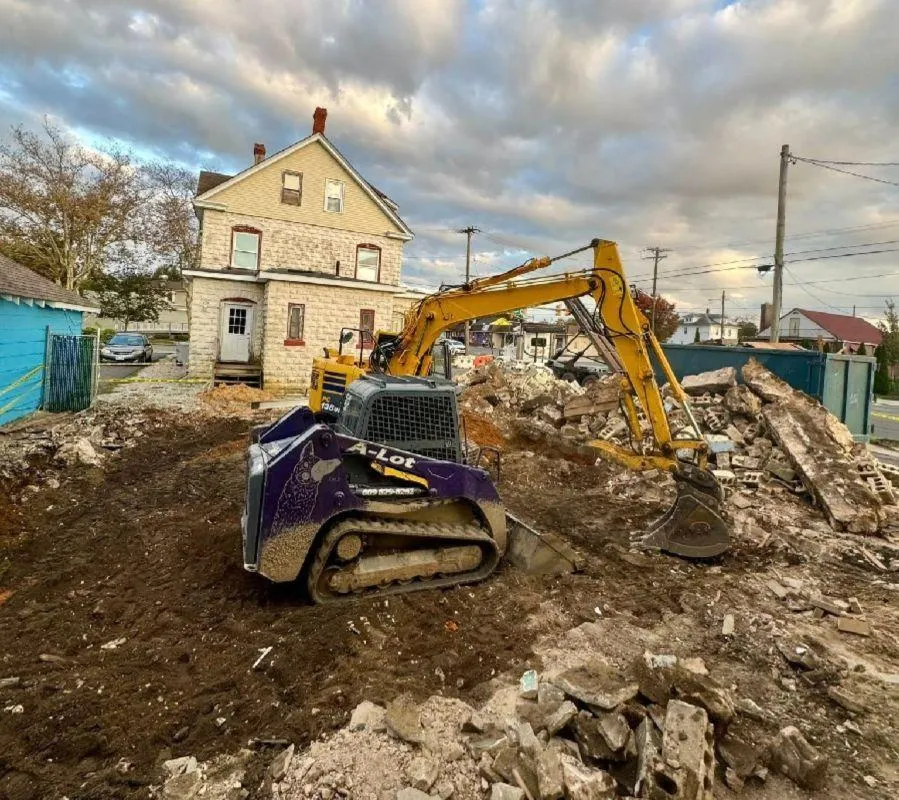 photography of excavators at mining area