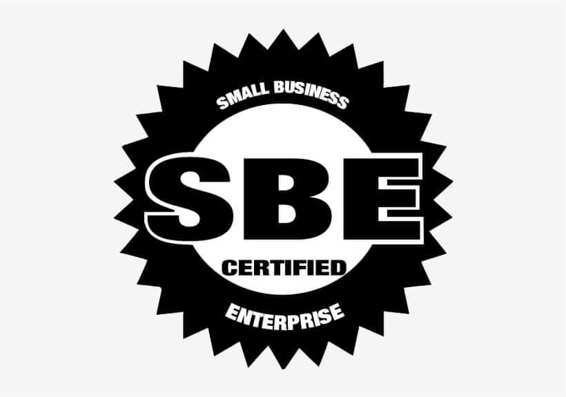 SBE Small Business Enterprise certification badge