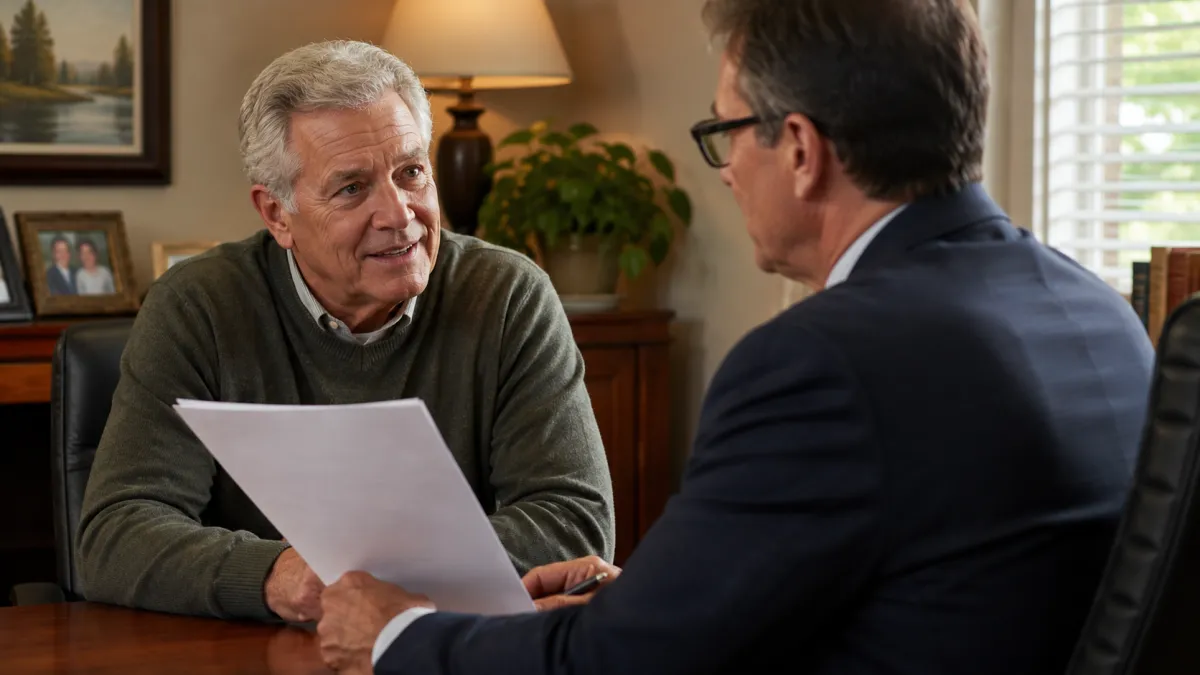 Memphis senior discussing Final Expense Insurance options after a heart disease diagnosis