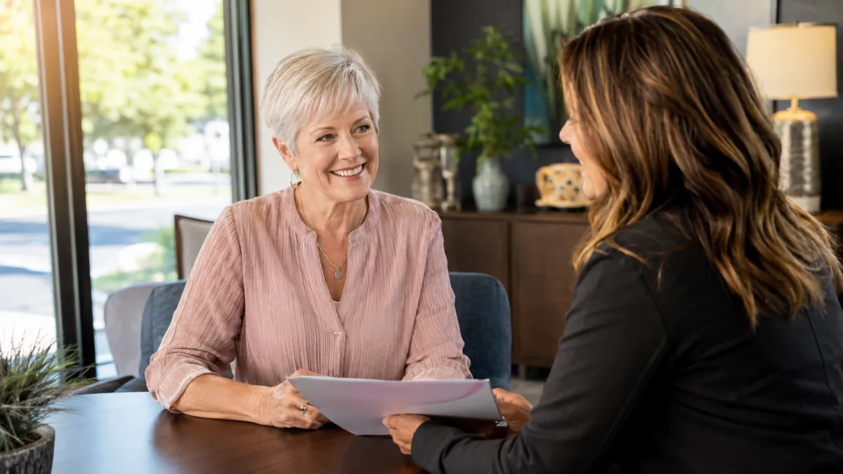 Southaven Mississippi cancer survivor discussing Final Expense Insurance options with a trusted advisor