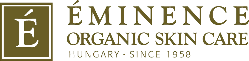 Logo of Eminence Organics Skincare, featuring elegant and naturalistic design elements. The logo consists of the brand name 'Eminence' in a sophisticated, serif font, emphasizing luxury and quality. Above the text, the word 'Organics' is written in a smaller, complementary font, highlighting the brand's commitment to organic ingredients. The color scheme is earth-toned, resonating with the natural, organic ethos of the brand. The overall look of the logo is clean, professional, and aligned with the brand's focus on high-quality, natural skincare products.