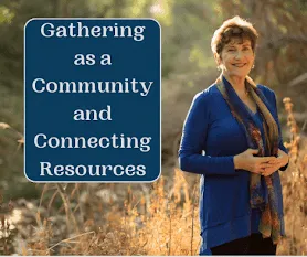 Cover for podcast - Gathering as a Community and Connecting Resources