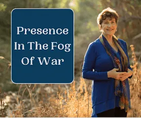 Cover for podcast - Presence In the Fog of War