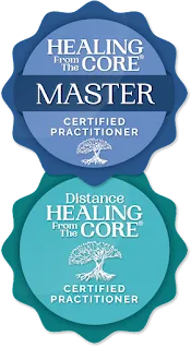 HFC Master Practitioner and Certified Distance Practitioner seals