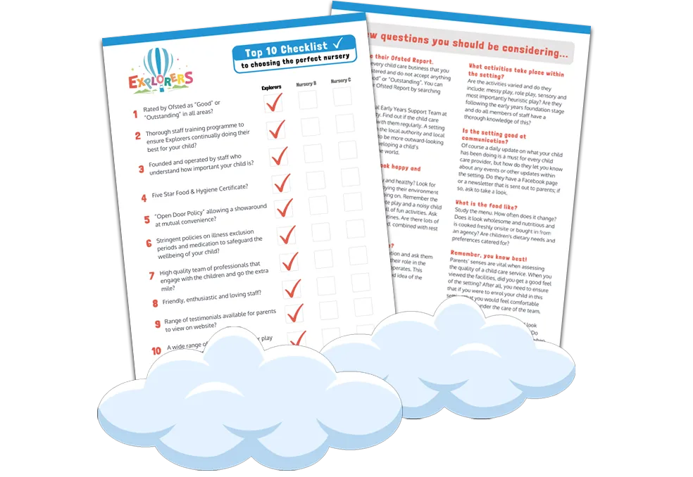 daycare checklist romford