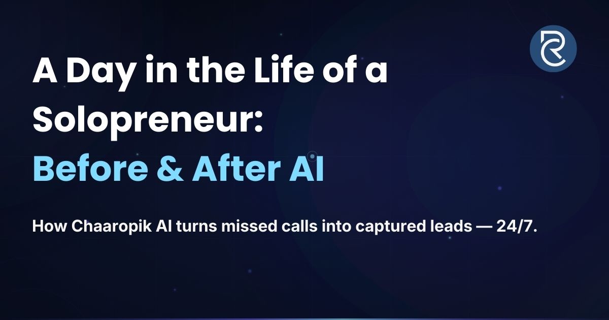 AI for Solopreneurs: How Chaaropik AI Becomes Your First Employee